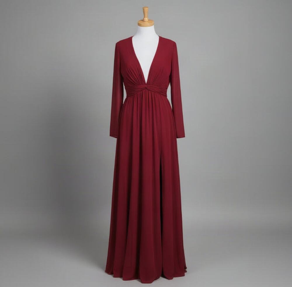 Ieena for MacDuggal brick red dress, size 4, NEW WITH TAGS!